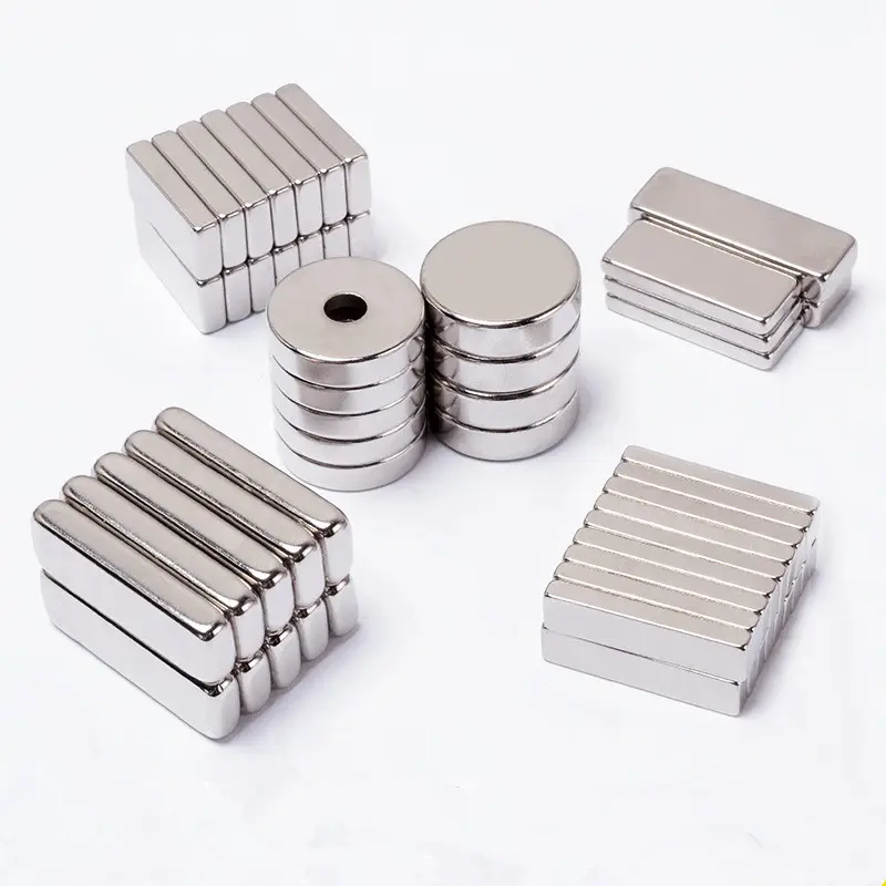 Blok Magnet Neodymium, Magnet Ndfeb industri permanen, blok Magnet Boron besi