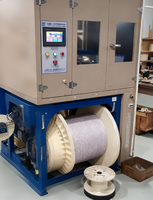 Machine de tressage de câbles en cuivre/nylon à 3 brins d'occasion pour câble USB/réseau/données Machine à déjouer les câbles à grande vitesse