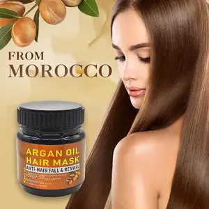 Customized Repairing Hair Cream Salon Quality Macadamia Argan Oil Collagen Keratin Hair Mask Treatment