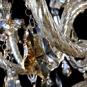 New Arrival D140CM <b>Crystal</b> Classic <b>Chandelier</b> Hotel Lobby Villa Home <b>Lighting</b> with Glass Candle Middle Lamp Sizes - Product Image 5