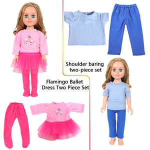 Msyo ชุดเต้นรำออกแบบเองได้, ชุดตุ๊กตาอเมริกัน18นิ้ว OEM & ODM อุปกรณ์พิเศษสำหรับเสื้อผ้าของเล่นเด็กผู้หญิงขนาด45ซม. - Product Image 3