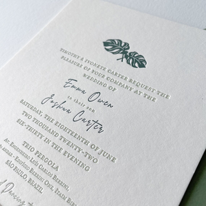 ชุดการ์ดเชิญงานแต่งงานแบบ Letterpress เรียบหรู พร้อมโลโก้<span class=keywords><strong>ภาษา</strong></span>ตามสั่ง ซองจดหมาย <span class=keywords><strong>การ์ด</strong></span>ตอบรับ และคิวอาร์โค้ด สำหรับงานเฉลิมฉลองสมรส - Product Image 3