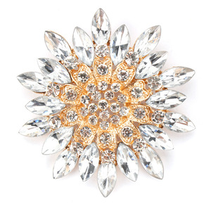 Haut de gamme japonais coréen cristal bijoux broche strass fixe broche pour femmes acrylique vêtements manteaux élégant mode broches - Product Image 6