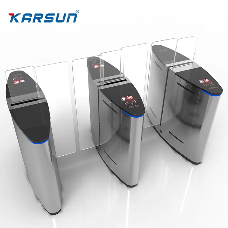 Karsun ประตูหมุนเลื่อนออปติคอลแบบไบโอเมตริกซ์บัตร RFID