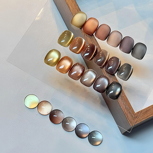 AILANUO Série de vernis à ongles gel œil de chat en écaille de tortue 6 couleurs, série de vernis à ongles gel œil de chat 15 ml, vernis à ongles gel œil de chat sans TPO, sans Hema, OEM ODM - Product Image 2