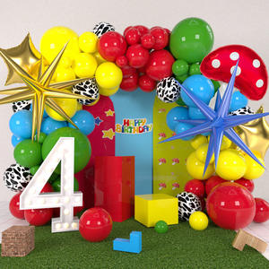 ลูกโป่งยางรูปเห็ดระเบิด 121 ชิ้น สำหรับตกแต่งงานแต่งงาน งานเลี้ยงฉลองทารก ขายส่ง - Product Image 1