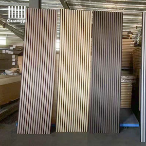 Paneles Acústicos de MDF y Poliéster de Alta Calidad, Modernos, Ignífugos, Ecológicos, con Aislamiento Acústico Certificado <span class=keywords><strong>para</strong></span> Hoteles y Apartamentos - Product Image 1