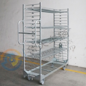 Multifunctionele Stalen Elektrische Order Picking Karren Voor Magazijn Magazijn Draad Mesh Order Picking <span class=keywords><strong>Trolley</strong></span> - Product Image 2