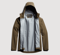 Logo personnalisé chasse coupe-vent manteau zippé 3 couches imperméable Point Jacket