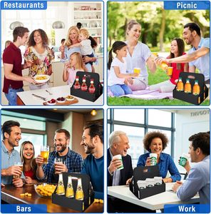Sac de transport personnalisé pour boissons et aliments, idéal pour le sport et les activités de plein air, porte-gobelets et sac de livraison de café - Product Image 4