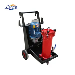 China supplier electric portable turbine oil purifier filter cart machine