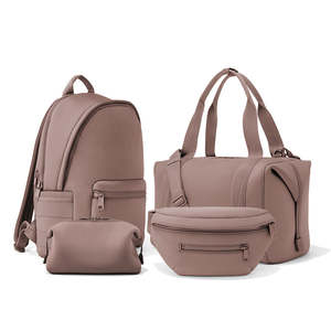 कस्टम 2025 नियोप्ररीन, डफ़ल वाटरप्रूफ जिम सप्ताहांत रात बैग फोल्डेबल टोट शैली पुरुषों/महिला यात्रा खेल भंडारण/ - Product Image 4