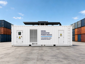 Générateur diesel conteneurisé de 2000 kW/2500 kVA, 40 pieds, type HQ |   Alimentation de secours industrielle à faible bruit et à déploiement rapide, certifiée CE&UL - Product Image 2