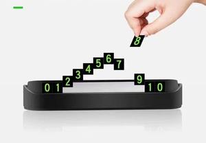 Plaque d'immatriculation <span class=keywords><strong>de</strong></span> stationnement temporaire spéciale <span class=keywords><strong>de</strong></span> nouveau style pour les accessoires intérieurs <span class=keywords><strong>de</strong></span> voitures en mouvement Logo plaque <span class=keywords><strong>de</strong></span> <span class=keywords><strong>téléphone</strong></span> créative personnalisable - Product Image 5