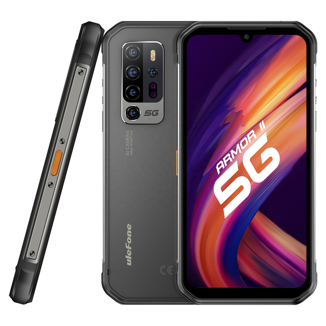 Ulefone Armor 11 5G Rugged Mobile Phone Android 10 8GB +256GB Waterproof Smartphone 48MP NFC Mobile Phone Wireless Charging