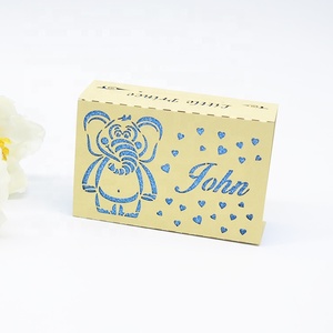 Papier découpé au laser pour fête prénatale garçon, boîte à bonbons adorable, 50 pièces - Product Image 6