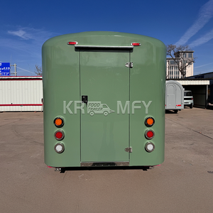 Remolque de fritura callejera estándar australiano, carrito de cocina para fabricación de alimentos, carritos de venta, camión móvil de helados - Product Image 3