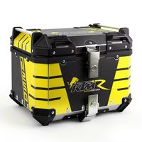 Accessoires de moto taille personnalisée valise étanche en alliage d'aluminium moto