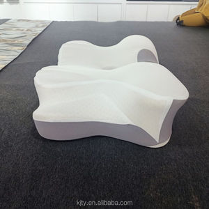 Bantal tengkuk busa memori ergonomis, bantal penopang leher ortopedi untuk tidur perut samping belakang untuk pereda nyeri leher - Product Image 5
