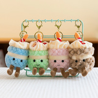 Porte-clés en peluche personnalisé par le fabricant, jouets en peluche de plantes succulentes, coussin en peluche de plante, idéal pour la décoration de la chambre et du bureau
