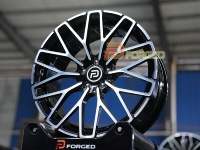 Aleación forjada negra personalizada 5x114,3 5x130 5x112 Ruedas 15 18 24 26 Pulgadas Llanta de ruedas de coche para Maserati de lujo