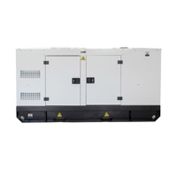 Générateur diesel portable silencieux à démarrage électrique 125 kVA 100 kW triphasé 24 V CC avec ATS et station d'énergie solaire pour le camping