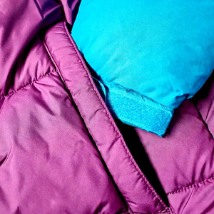 Blouson matelassé à capuche pour homme, coupe-vent, color block, fermeture éclair, décontracté, hiver, polyester, coupe classique - Product Image 4