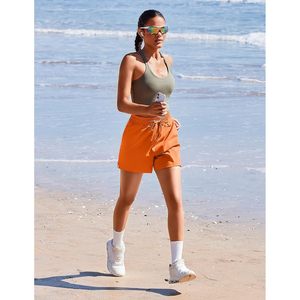 Shorts Deportivos FOXA para Mujer, de Secado Rápido, Cintura Alta, con Bolsillos, para Gimnasio y Entrenamiento, con Cordón Ajustable - Product Image 5