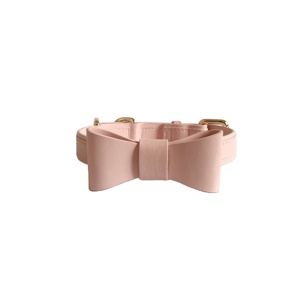 Twinsis Progettato Pet regalo di Qualità Premium Reale di Cuoio Dell'animale Domestico Collare Del Legame di Arco/Dog Neck Strap - Product Image 1