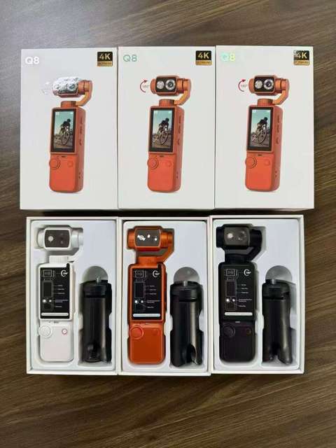 2026 New 4K HD WiFi Waterproof IP67 Sports Wearable Q8 Camera Travel Recorder for Motorcycle Vlogging