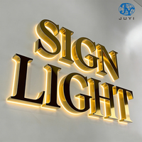 Letrero LED Personalizado, Letrero Comercial de Metal Iluminado, Logotipo con Letras de Canal, Letreros Comerciales 3D LED para Exteriores