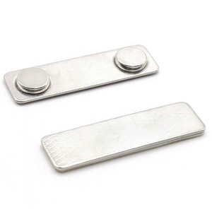 Badge magnétique d'identification de haute qualité Danone <span class=keywords><strong>Magsafe</strong></span> Pack, porte-broche à plaque métallique, porte-étiquettes magnétiques en néodyme - Product Image 2