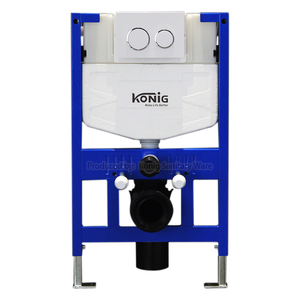 <span class=keywords><strong>Cisterna</strong></span> de Inodoro Oculta de Doble Descarga Superior o Frontal de HDPE para Inodoros Suspendidos en Paredes de Hogares y Hoteles - Product Image 1