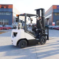 Forklift Bensin Harga Bagus Merk QINGCHA 3 Ton 3.5 Ton 5 Ton  Forklift LPG Opsional Side Shifter Ban Solid