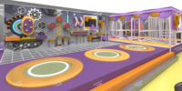 Structure de jeu intérieure pour enfants Mario Ball Pit avec toboggan et obstacles, design élégant et personnalisable, directement de l'usine