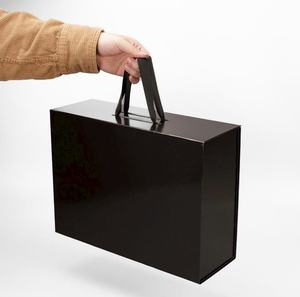 Caja de Papel Magnética de Lujo Personalizada, Caja de Cartón Rígido Plegable <span class=keywords><strong>para</strong></span> Regalo, Embalaje <span class=keywords><strong>para</strong></span> Álbum de Fotos de Zapatos, Logotipo en Relieve, Protección UV - Product Image 5