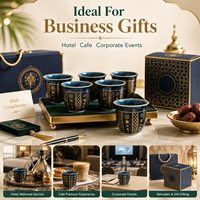 Maßgefertigte Arabische Cawa Keramik-Kaffeetasse, Luxuriöses OEM ODM Großhandels-Produkt mit Personalisiertem Logo, Saudi-Espresso-Geschenk