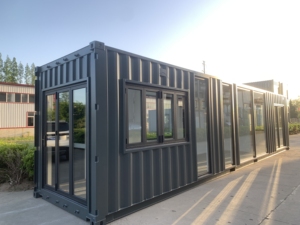 Conteneur d'expédition préfabriqué de 40 pieds, maison modulaire, petite maison, <span class=keywords><strong>grand</strong></span> espace pour le salon, panneau sandwich en acier - Product Image 3