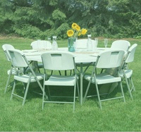 Tables rondes, 150cm, pour Banquet et mariage, grande qualité