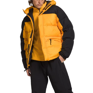 Vestes en duvet d'hiver Pullover Black Polyester Thick Waterproof Down Coat Warm Cotton Bomber Puffer Men's Jacket for Men - Product Image 3