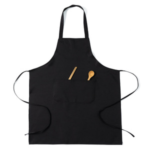 Delantal de color sólido, talla única, impermeable, a prueba de aceite, para cocina, catering, uso doméstico, uniformes de trabajo para mujer, bandas para el cuello al por mayor - Product Image 2