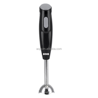Mixeur plongeant électrique Aoja, ensemble de mixeur plongeant, vitesse variable, 2 boutons poussoirs, portion individuelle, pour usage domestique, plastique