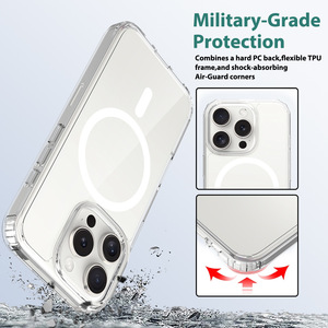 เคส PC แข็งระบบแม่เหล็กสำหรับ <span class=keywords><strong>iPhone</strong></span> 16 <span class=keywords><strong>Pro</strong></span> ฝาหลังสำหรับ <span class=keywords><strong>iPhone</strong></span> 16 Plus พร้อมด้วยกล้อง AI Touch ปุ่มกด LM022 - Product Image 2