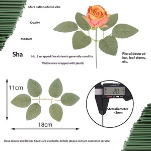 Oferta 2024: Alambre Floral Galvanizado, Alambre Floral Recubierto de PVC y Alambre para Tallos Florales para Suministros de Jardinería - Product Image 2