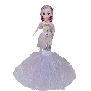 Ocean Princess Cartoon Toy Poupée sirène qui chante Cadeau d'anniversaire pour enfants Vente en gros pour les établissements de formation - Product Image 6