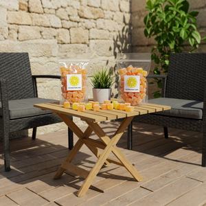 Bolsas de Mylar Impresas Personalizadas de 3.5g, Grado Alimenticio, a Prueba de Olores, con Cierre Hermético y Ventana de Visualización para Almacenamiento de Gomitas - Product Image 2