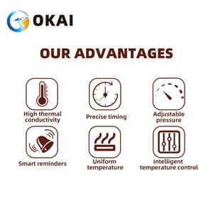 OKAI Hot Pressing Digital Transfer Heat Press Machine for T <strong>Shirt</strong> Stretchable Heat Press Machine - Product Image 5