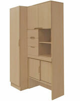 Table de chevet moderne en bois écologique avec rangement pour appartement, chambre à coucher, hôpital