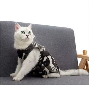 Usmilepet เสื้อโมดอลป้องกันแบบมืออาชีพสำหรับสัตว์เลี้ยงที่มีสภาพผิวผ้านุ่มสำหรับใช้ในการผ่าตัดในฤดูร้อน - Product Image 3