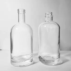 Individuell gestaltete personalisierte transparente glas-Weinflaschen im Großhandel